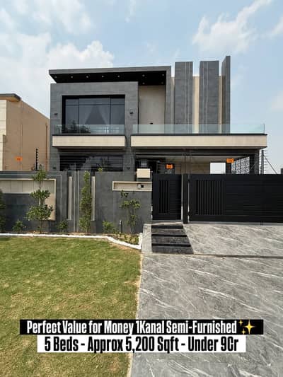 Brand New 5-Marla Modern Marvel Elegant Bungalow For Sale At Super Hot Location