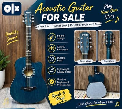 Acoustic Guitar for Sale in Islamabad – Rs. 38,000
