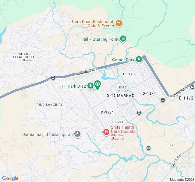Margalla Facing Back Open Plot 0