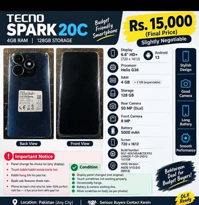 Tecno Spark 20C