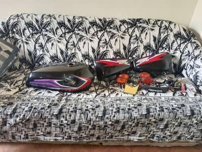honda cg125 fuel tank and side covers