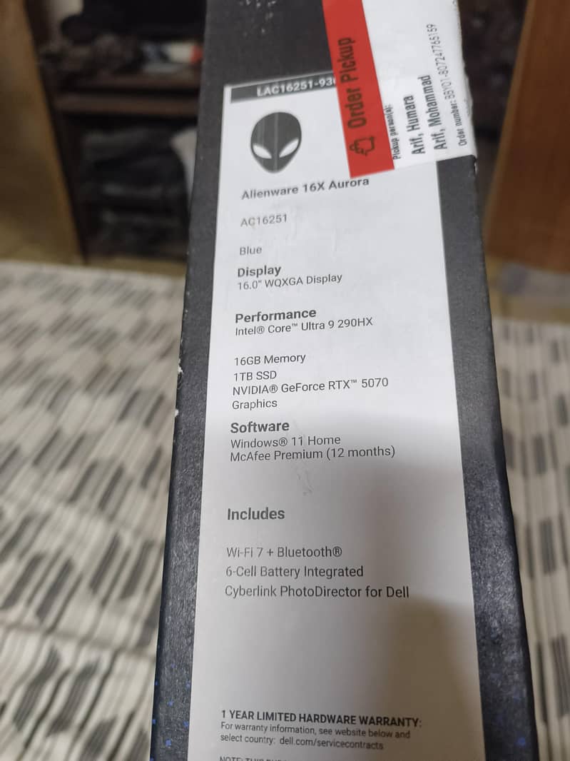 Alienware 16X Aurora 5