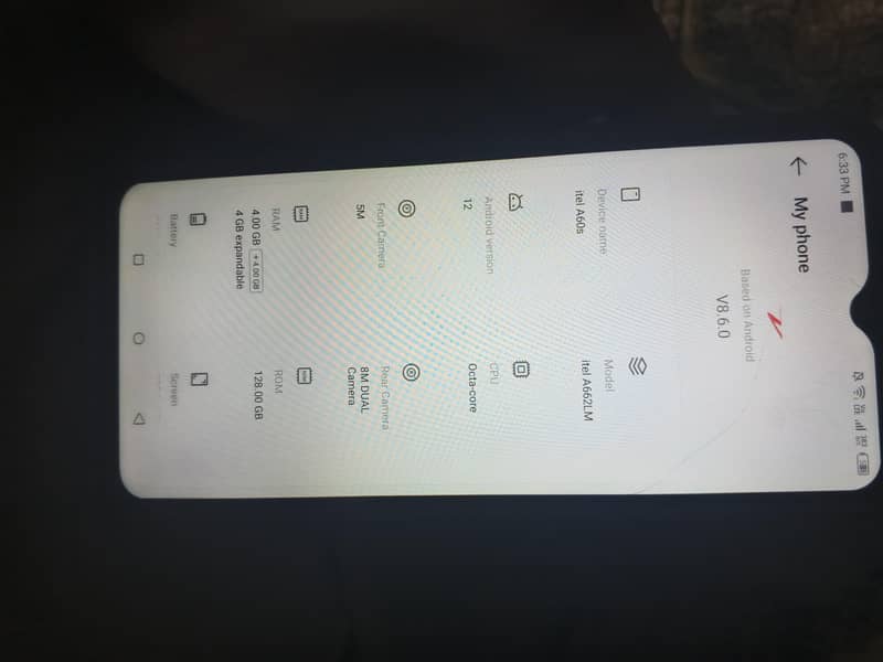 Itel A60s 6