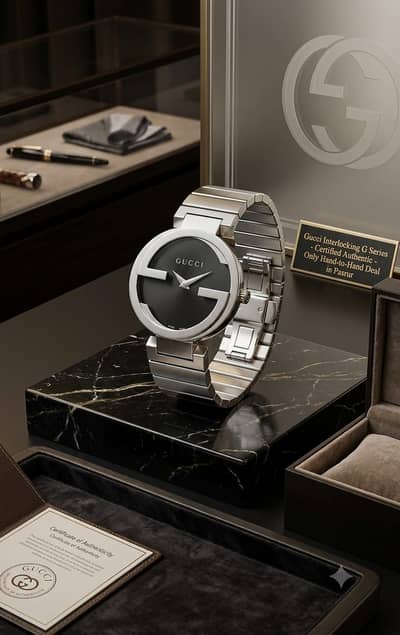 Gucci Interlocking G Watch Asal Halat.