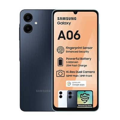 Samsung Mobile A06 4+4 GB RAM 128 GB ROM