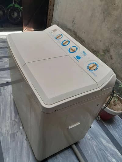 Haier washing machine and dryer dubal door