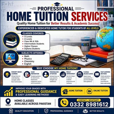 O Level | IGCSE & Supplementary Tutor – Home Tuition