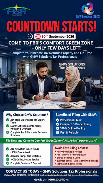 Income Tax Filing 2026 – Active Filer 2026 | GMW Solutions