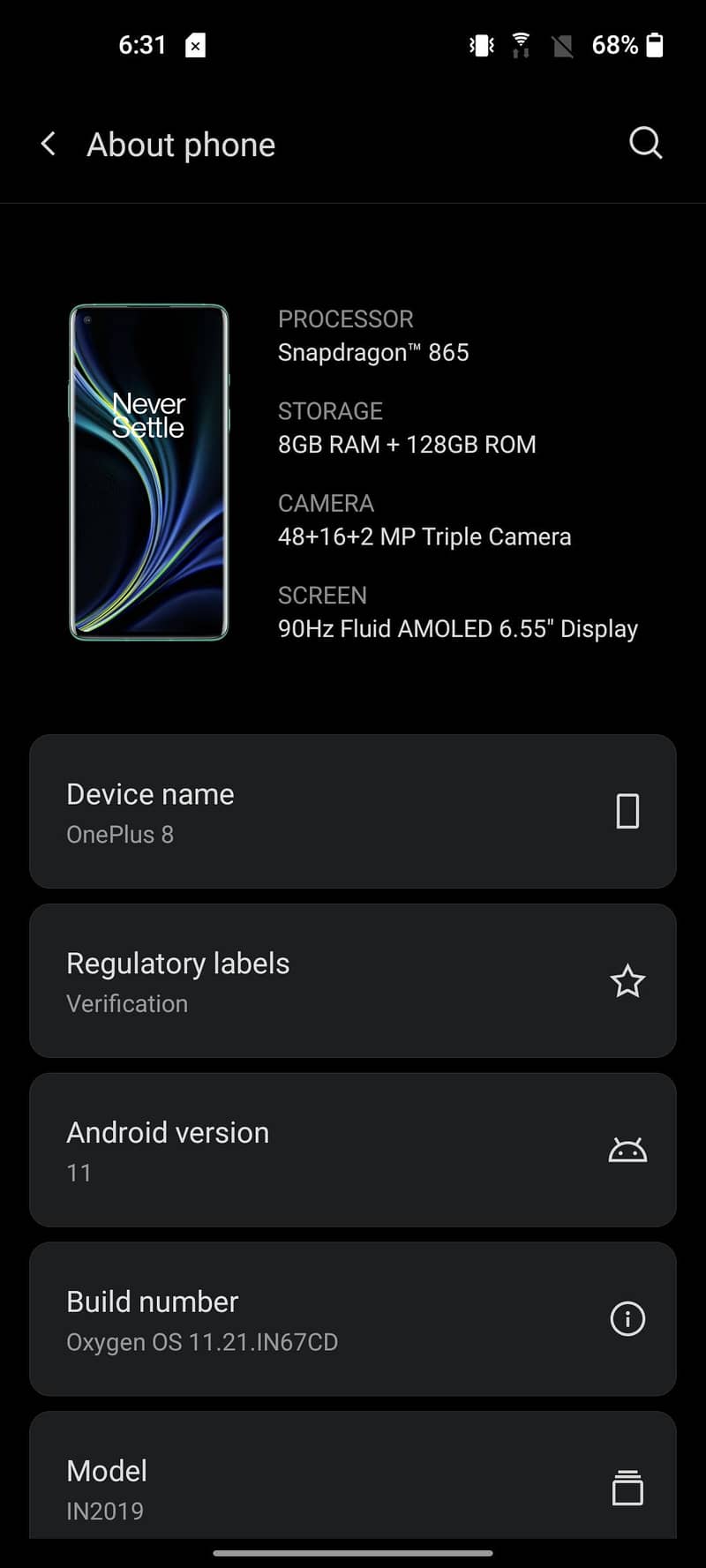 One Plus 8 2