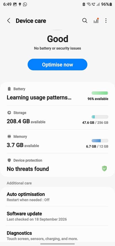 Samsung Mobile Note 20 Ultra 12/256