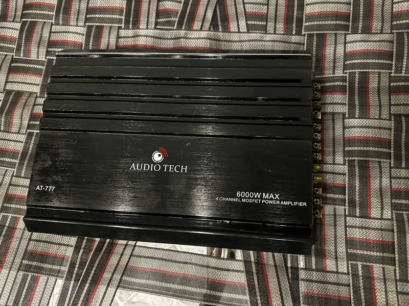 Audio tech Amplifier 6000watt 2