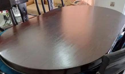 6-Seater Solid Wooden Dining Table