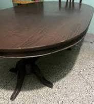 6-Seater Solid Wooden Dining Table 1