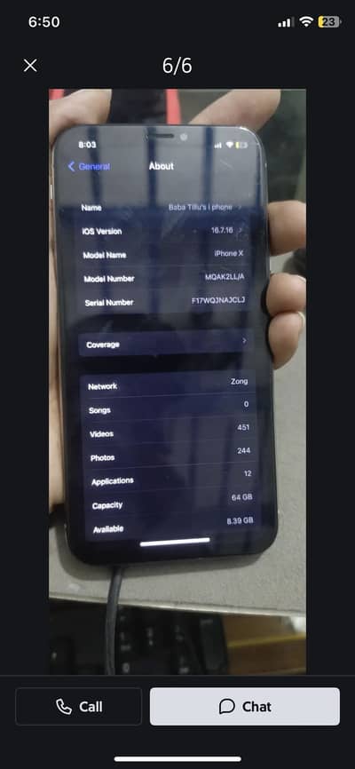 Apple iPhone X