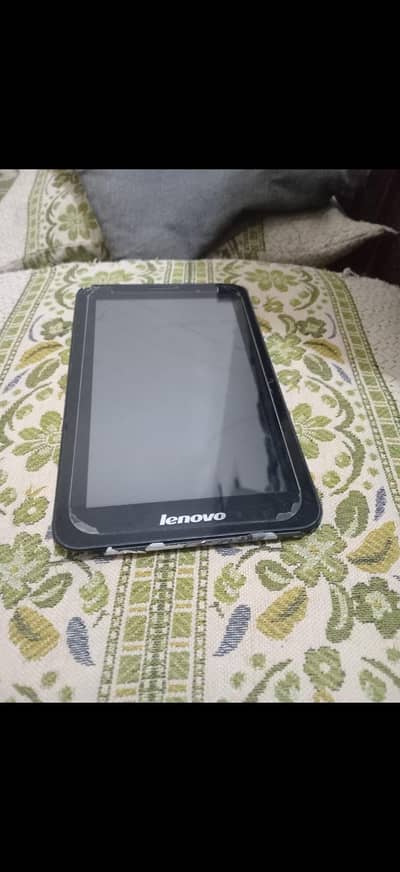 Lenovo tablet in used.