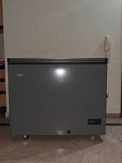 Haier deep freezer -3mnths used ہائر چیسٹ ڈیپ فریزر، 3 ماہ استعمال شدہ