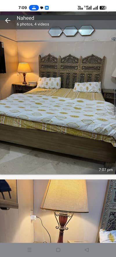 I m selling my chinioti bed and dressing made in solid wood