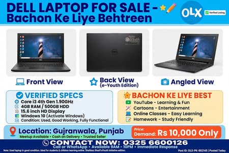 Dell laptop bacho ky liaye best