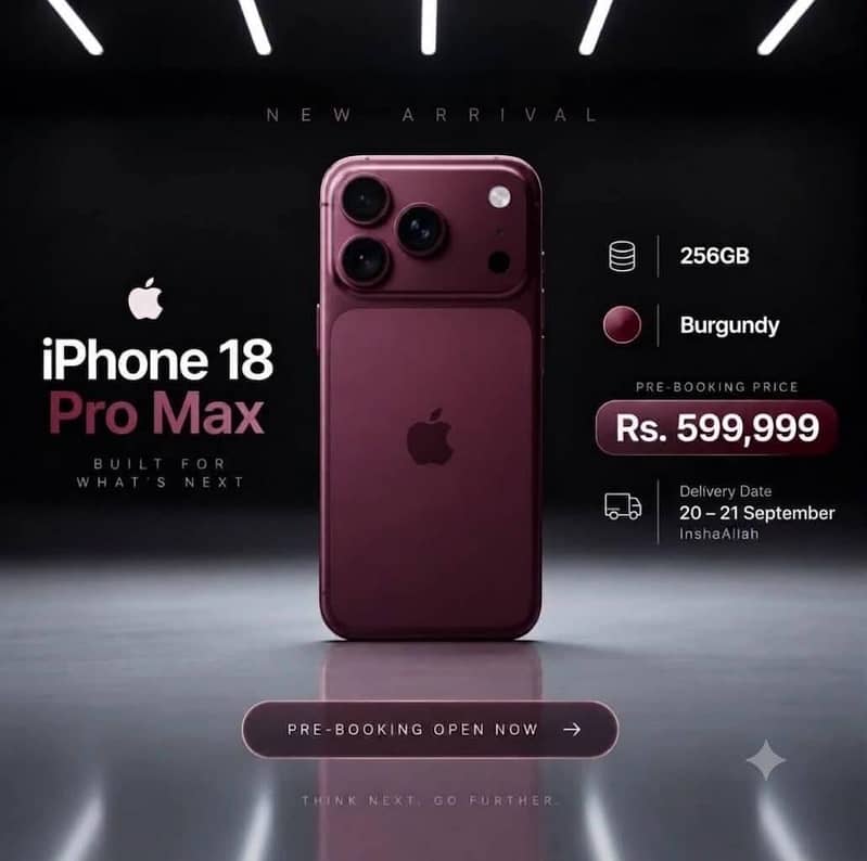 Apple iPhone 18 Pro Max 0