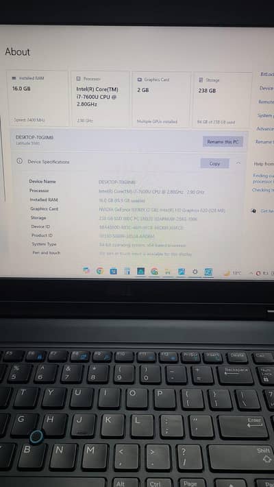laptop i7 gen 7