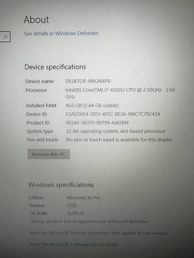 Urgent Sale Lenovo Thinkpad Laptop ISL/Pindi