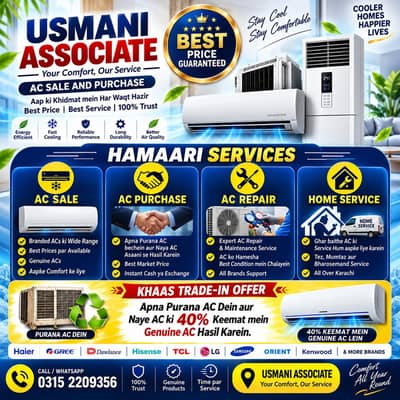 Ac Sale & Purchase | Home Service | Marketing competitive rate