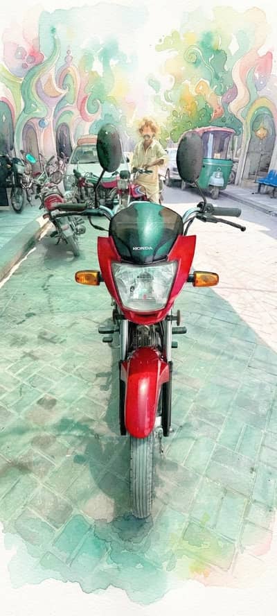Honda 100 exchange With 125 r self start 125