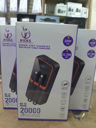kicks kp-21 20000mah powerbank