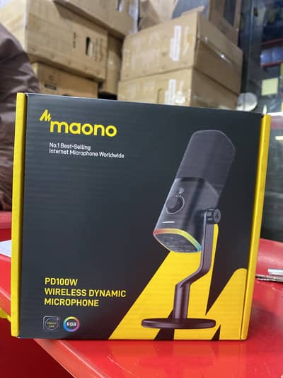 Maono PD100W Wireless & USB Dynamic Microphone