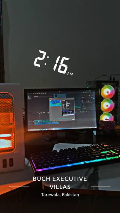 Computer gaming & editing pc setup i5 6th Gen/ GXT1050TI 4GB/16 RAM
