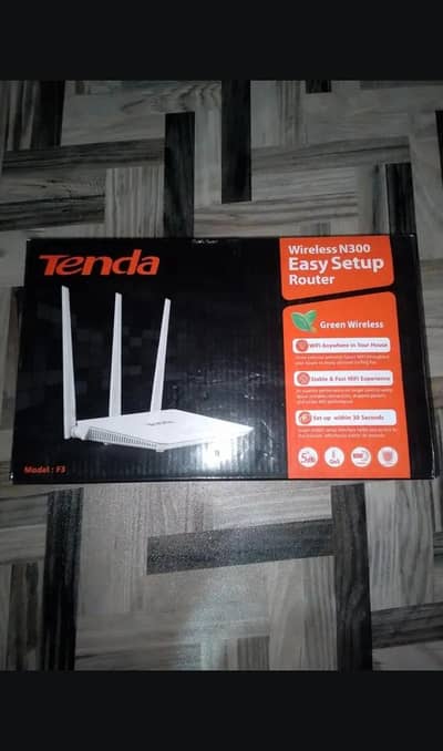 Tenda Router (Modem) Internet Router New Condition Box Pack