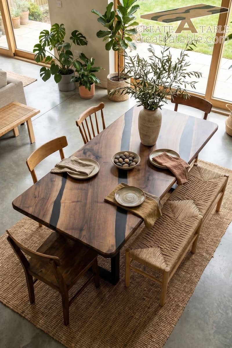 Epoxy Luxury dining table 0