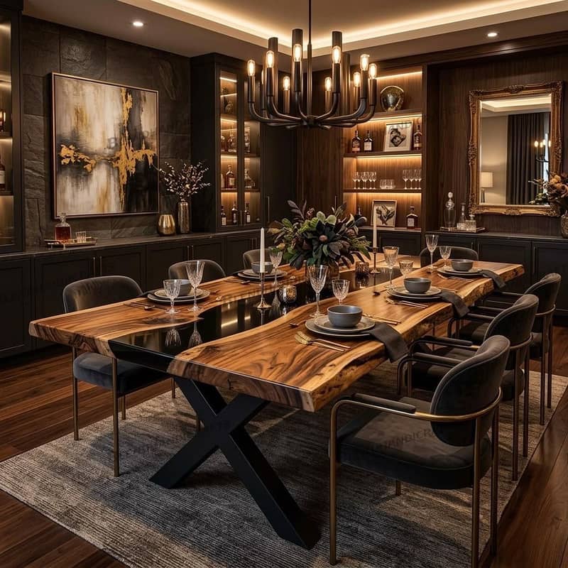 Epoxy Luxury dining table 1