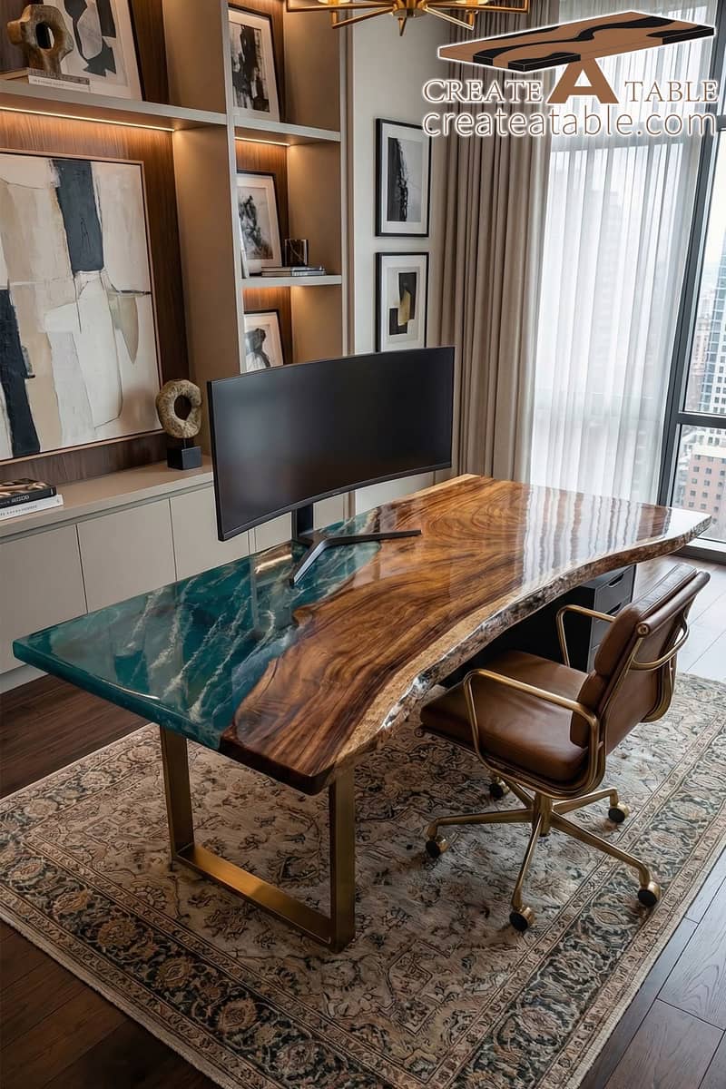 Epoxy Luxury dining table 2