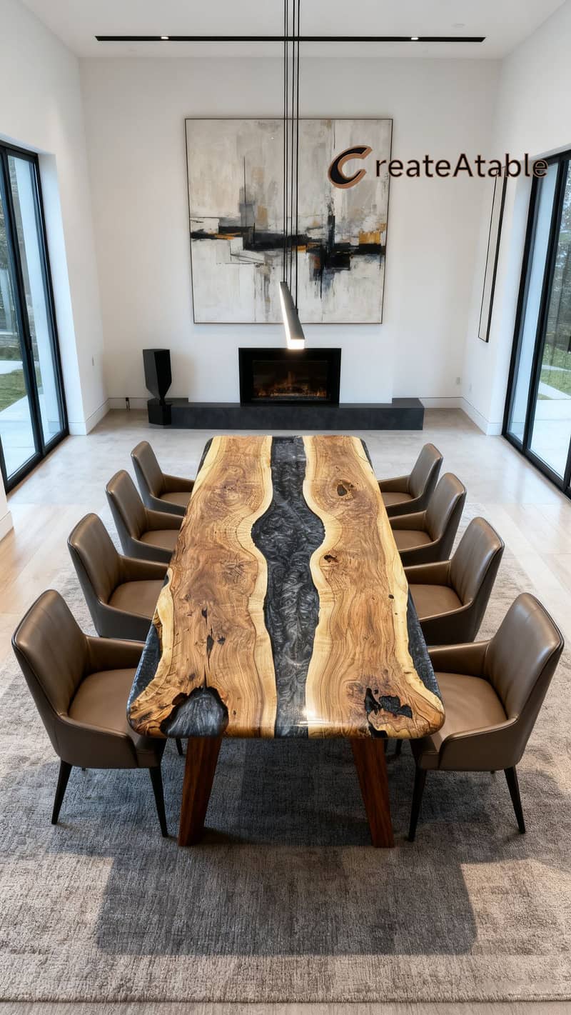 Epoxy Luxury dining table 4
