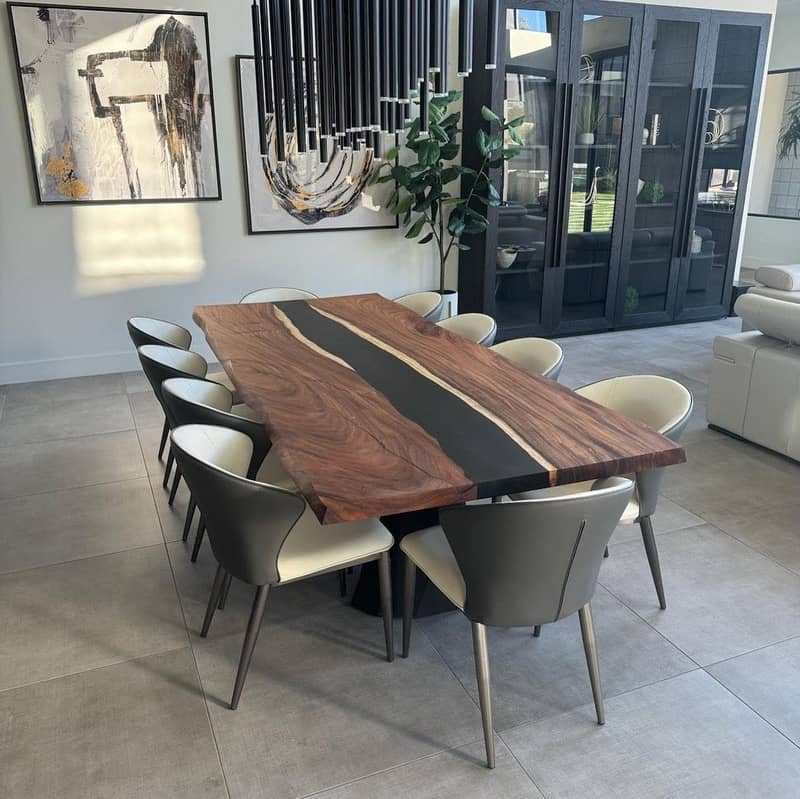 Epoxy Luxury dining table 6