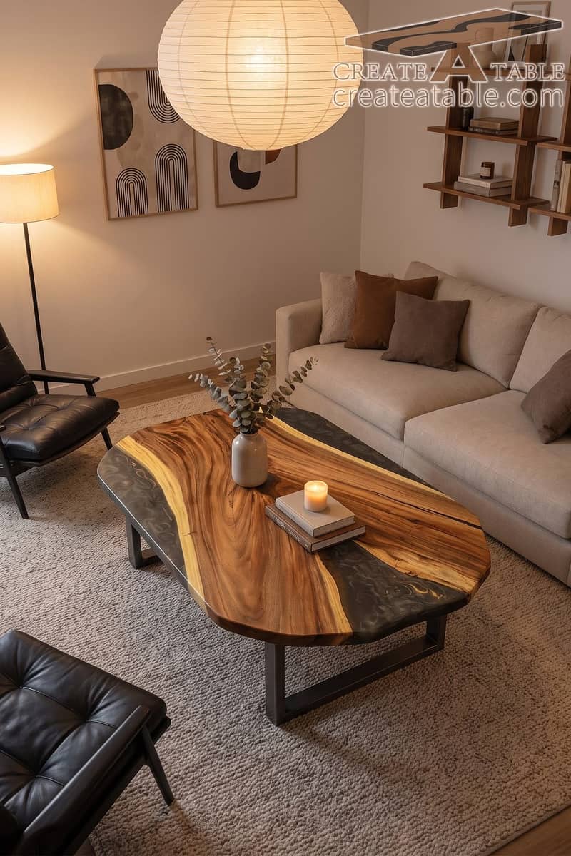Epoxy Luxury dining table 10