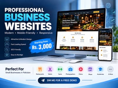 Professional Business Website Design – Rs. 3,000