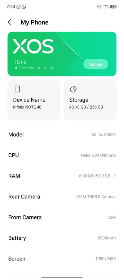 Infinix Note 40
