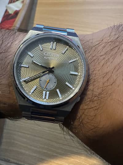 Citizen tsuyosa salmon dial sub sec complete box