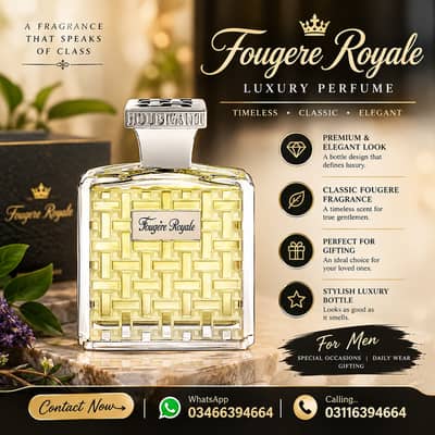 Title:  Fougere Royale Luxury Perfume – Premium Fragrance