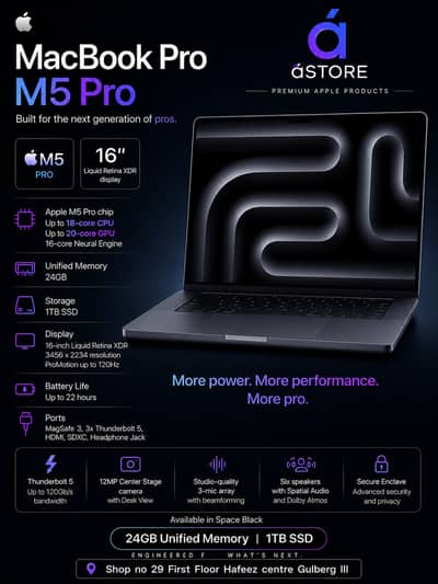 Macbook Pro 16'' M5 PRO  MGEA4 USA 24GB 1TB