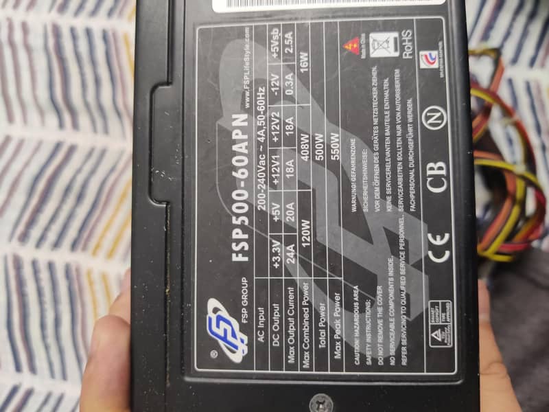 FSP 550 watt PSU 1