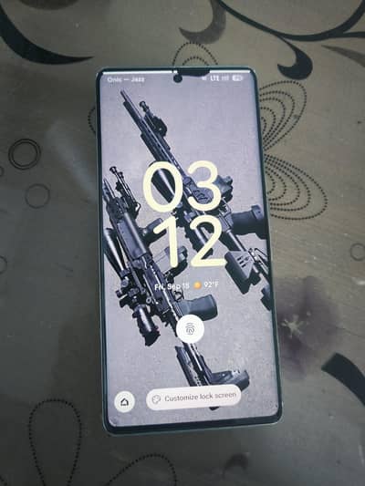 Google Pixel 7 Pro with black part