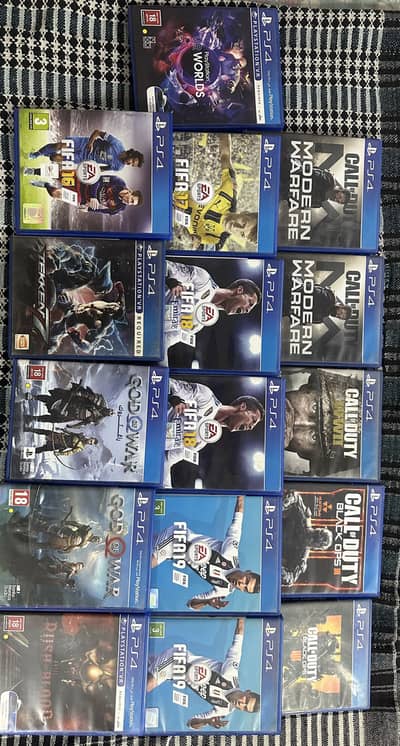 PS4 Games Collection for Sale | FIFA, COD, God of War, Tekken 7
