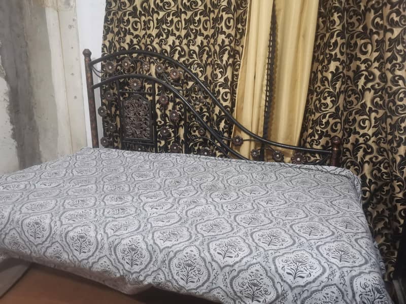 Iron single bed 0