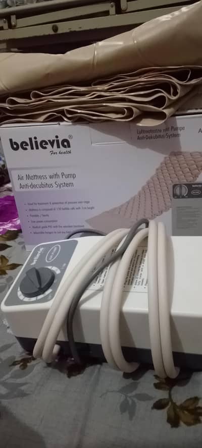 Believia air mattress with pump for bed sole