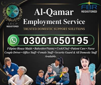Maids / House Maids / cook / House chef / Baby Sitter maid available