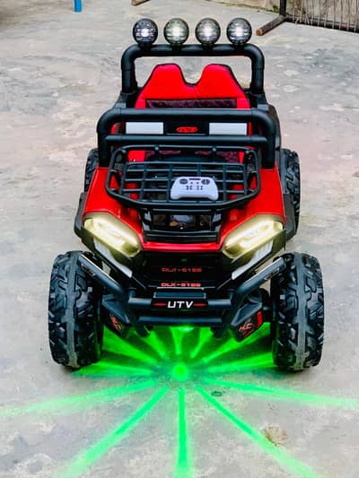 2 Seater UTV Mx 4X4 Battery Operated Electric Jeep for 2-12 Years Kids