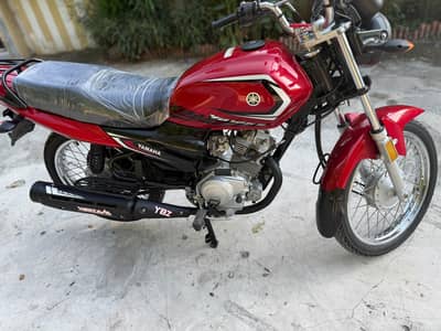 YBZ 125 2024 model unregistered bike brend new 5200 kms driven